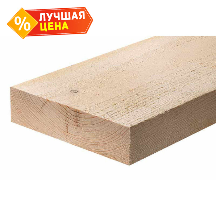 Доска обрезная естественной влажности 40х150х6000 сорт 2